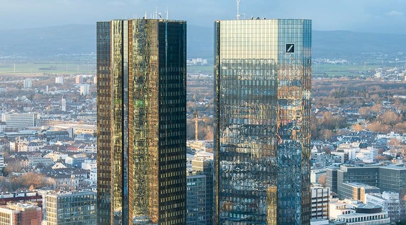 deutsche bank banks must partner with fintech and digital currency businesses or risk disappearing altogether