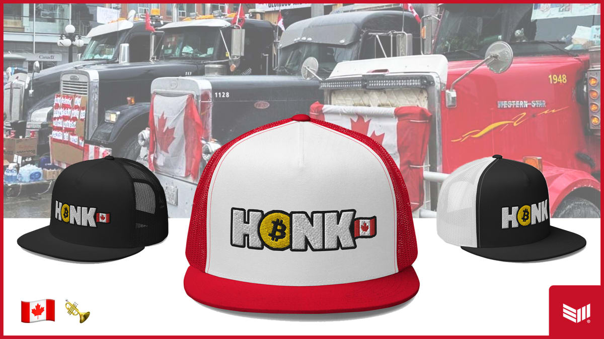 The Bitcoin Honk Trucker Hat And Supporting Freedom