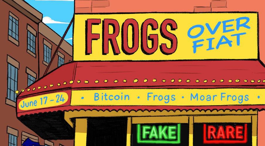 Frogs Over Fiat Bitcoin NFT Art Gallery Opens Tomorrow In Manhattan, NY thumbnail
