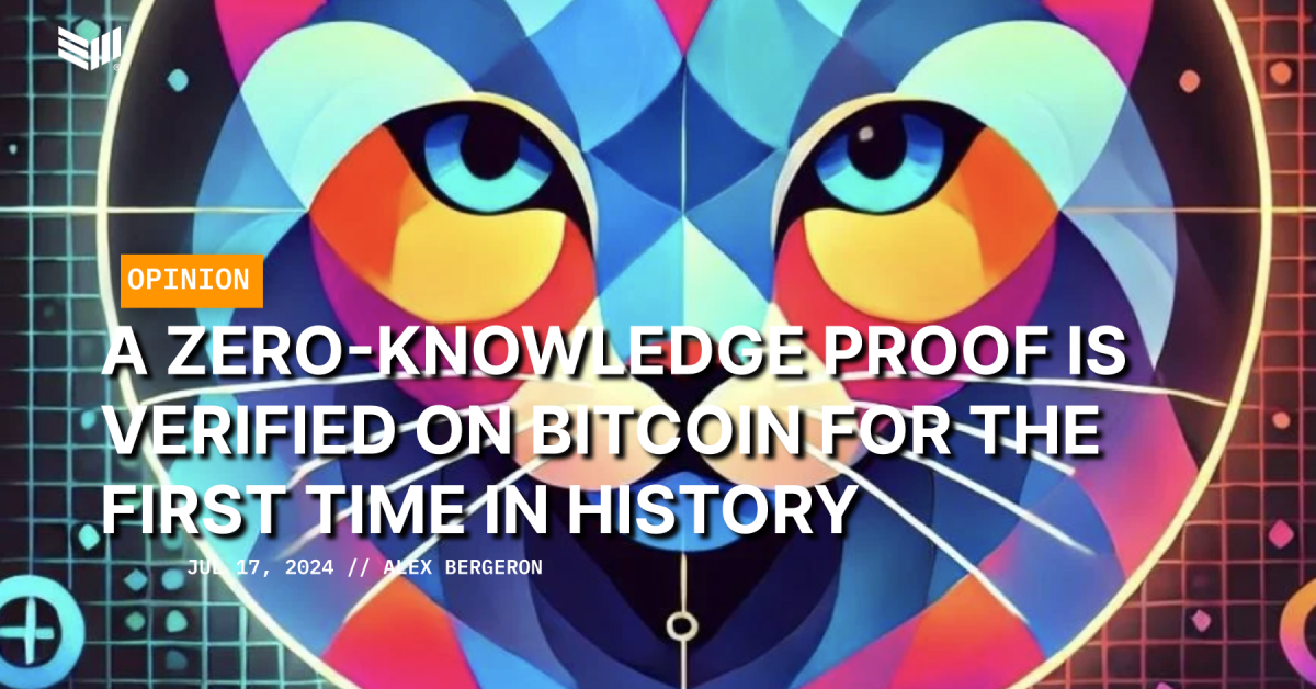 Bitcoin's Leap Forward: Zero-Knowledge Proofs Verified on the Blockchain