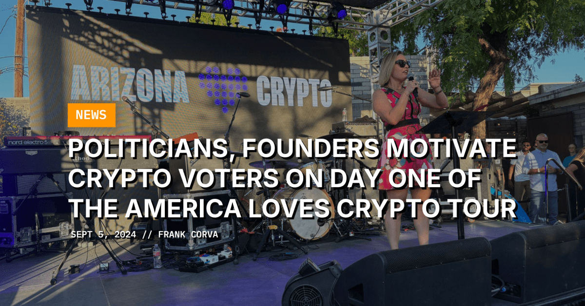 Politicians, Founders Motivate Crypto Voters on Day One of the America Loves Crypto Tour