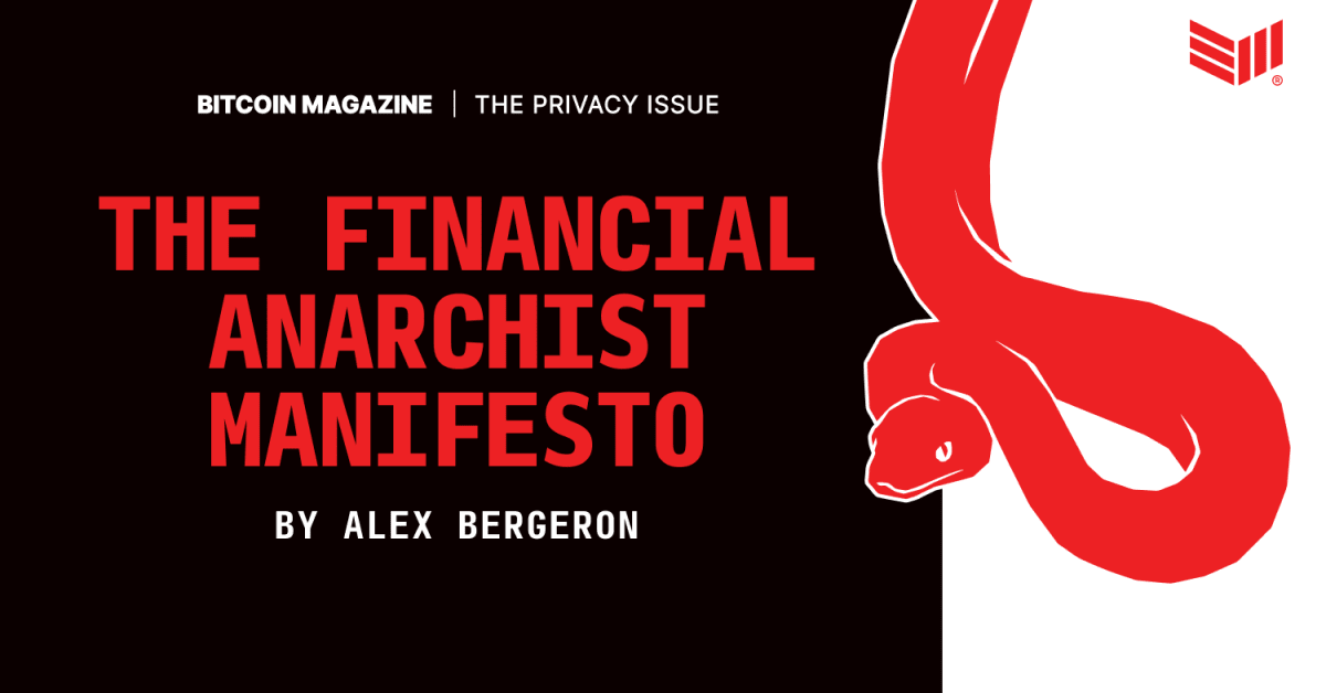 The Financial Anarchist Manifesto