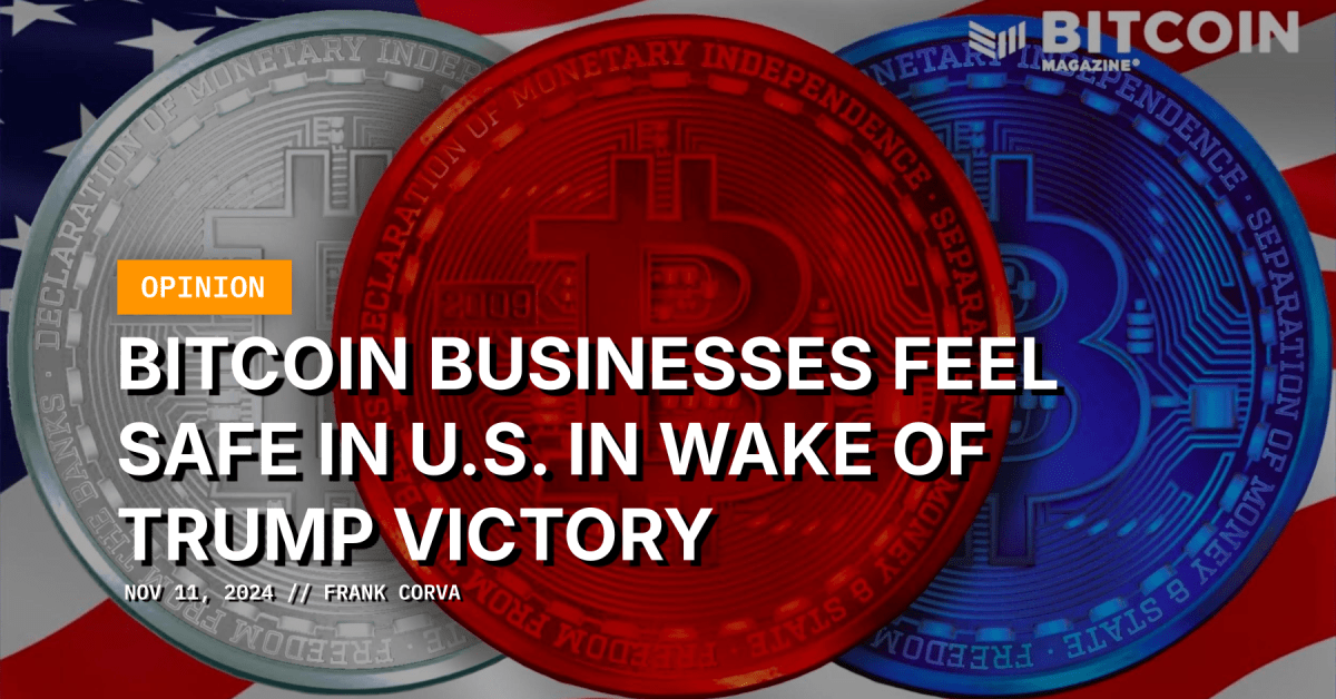 Bitcoin Businesses Feel Safe In The U.S. In Wake Of Trump Victory