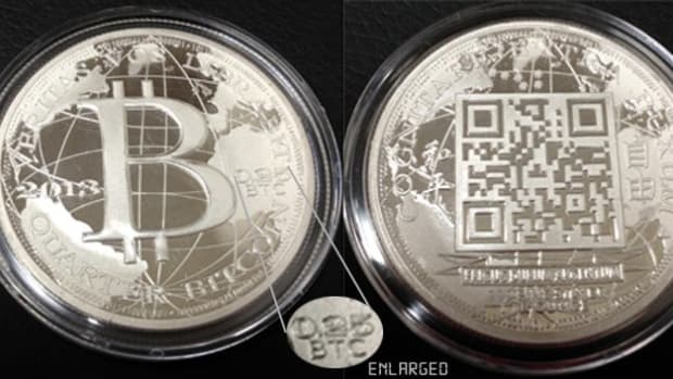 Adoption & community - New Liberty Dollar Silver QR Coin Obtains Live Bitcoin Prices