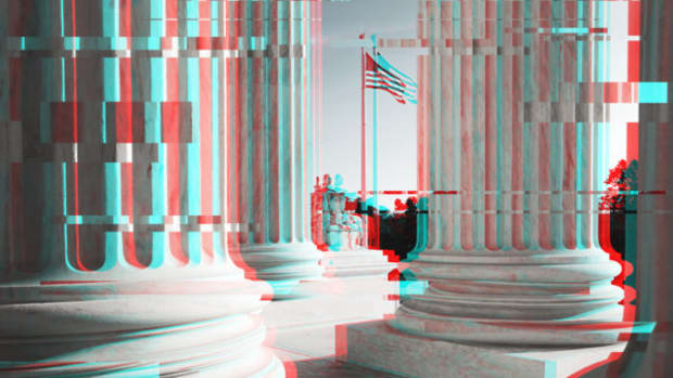 glitchy state capitol building