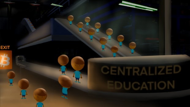 Bitcoin can fix the education system which is centralized and the future is decentralized.