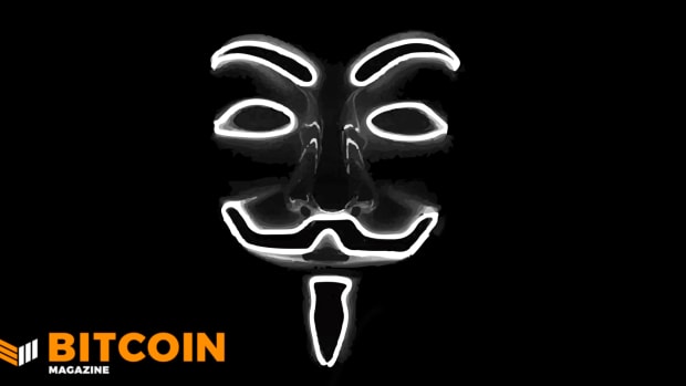 Satoshi Nakamoto, pseudonymous (not anonymous) founder of Bitcoin and its Genesis Block, is often depicting with a Guy Fawkes mask top photo.