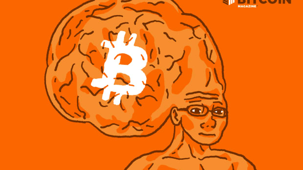 Understanding the philosophy of Bitcoin gives you a big brain. Top photo