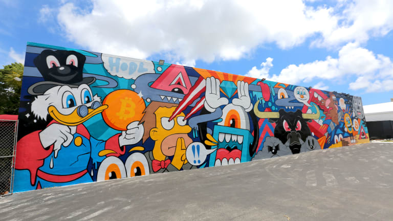 With Bitcoin 2021’s Iconic Art Wall, Muralist Greg Mike Captured The Community