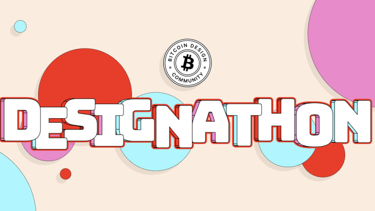 Bitcoin Design Community Announces Hackathon-Style Event For Design In October