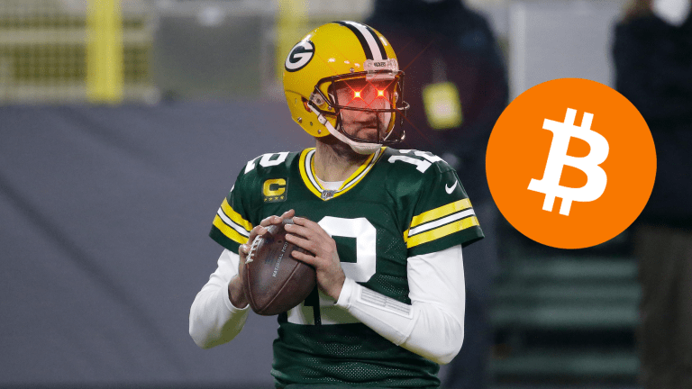 NFL Legend Aaron Rodgers To Take Portion Of Salary In Bitcoin