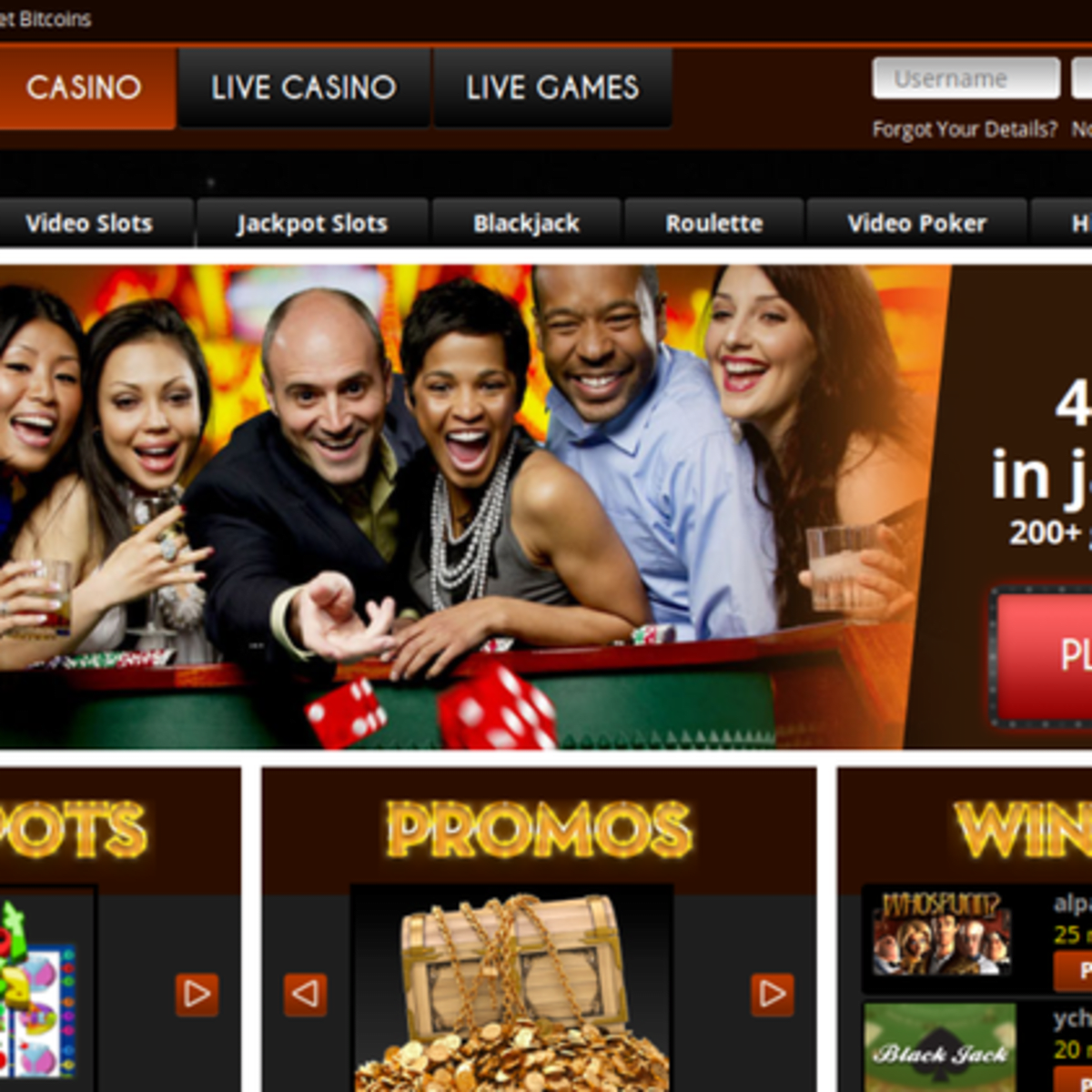 Jack bitcoin casino online