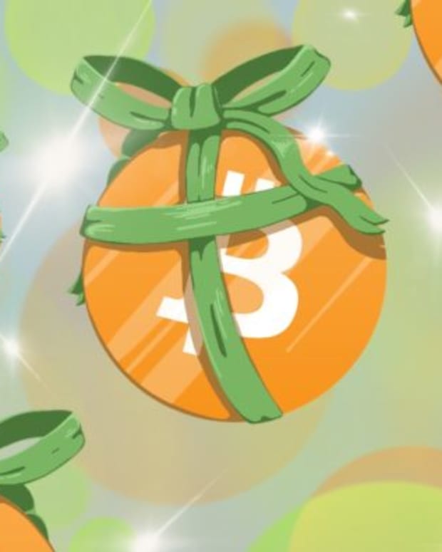 bitcoins wrapped like presents