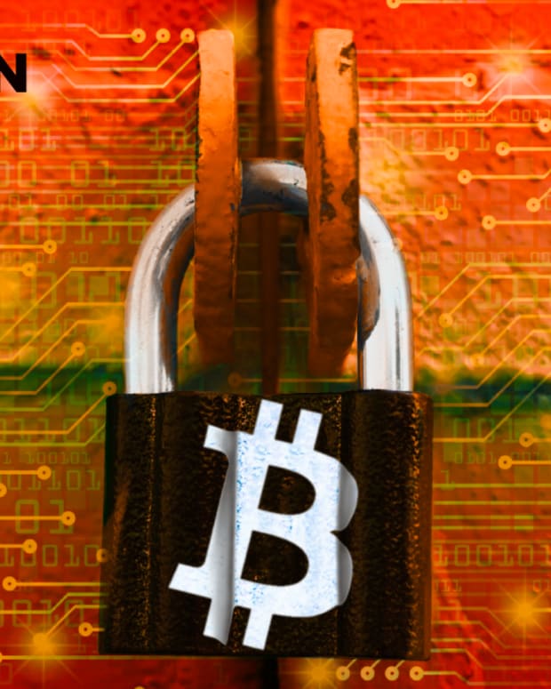 Bitcoin security and private keys are important to maintain the safety and privacy of top photo.