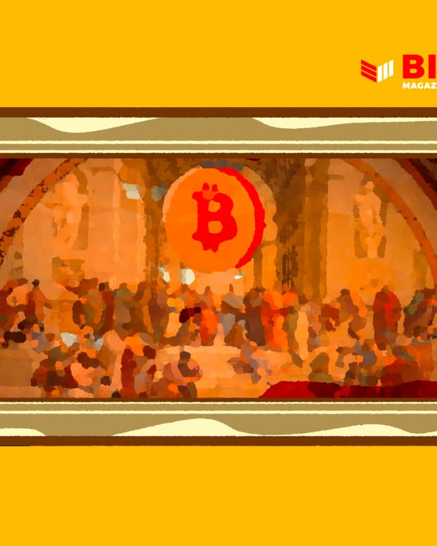 Bitcoin Renaissance Art Painting