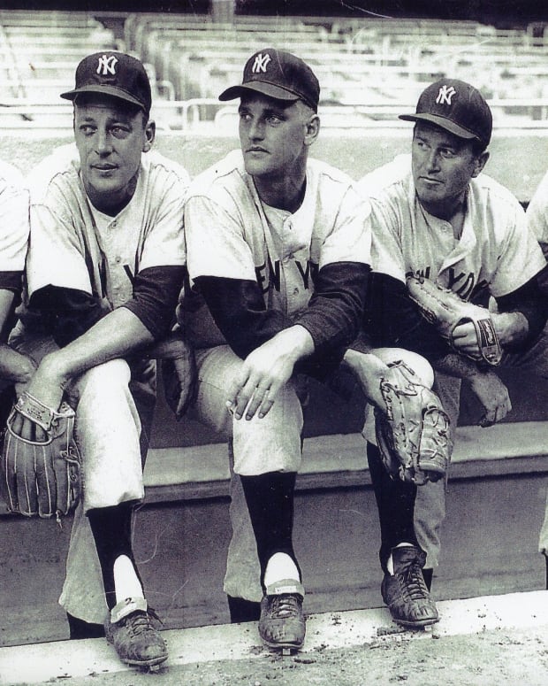 Photo of the Yankees team in the 1960s