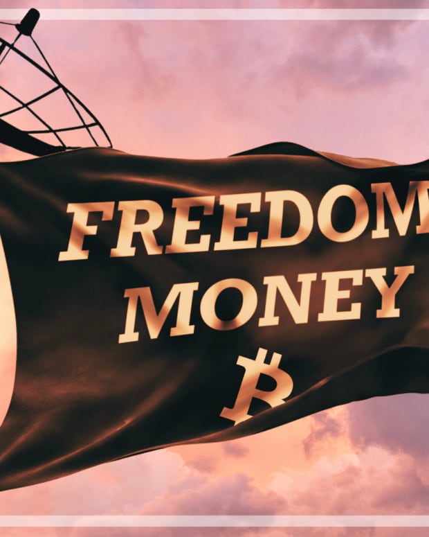 Freedom money bit illustrated header image freedom flag bitcoin