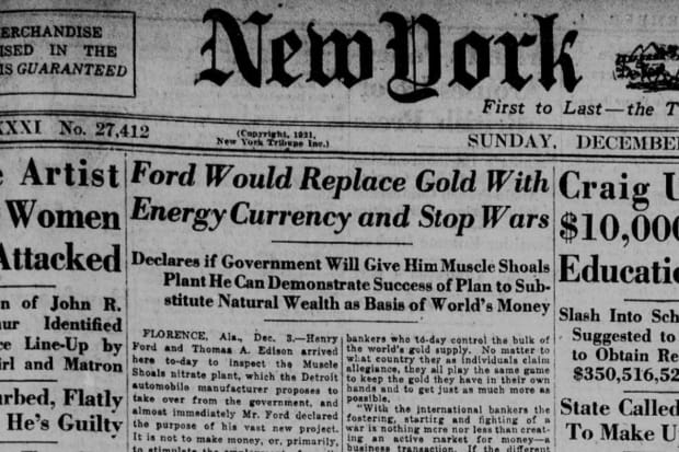 henry ford energy currency Bitcoin Is Actually A Store Of Energy, And That Changes Everything