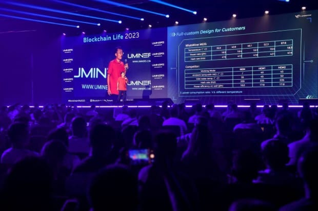 file MicroBT Unveils Highly Anticipated WhatsMiner M60 Series at Blockchain Life 2023 in Dubai