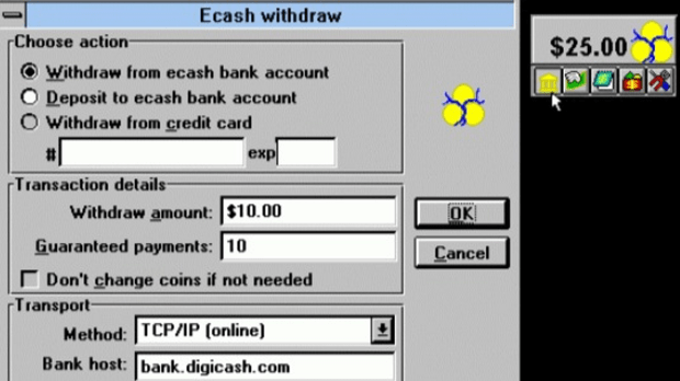 ecash withdraw