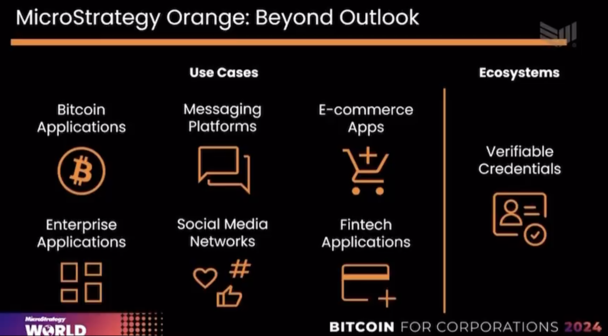 MicroStrategy 宣布推出名为 MicroStrategy Orange 的比特币去中心化 ID 平台