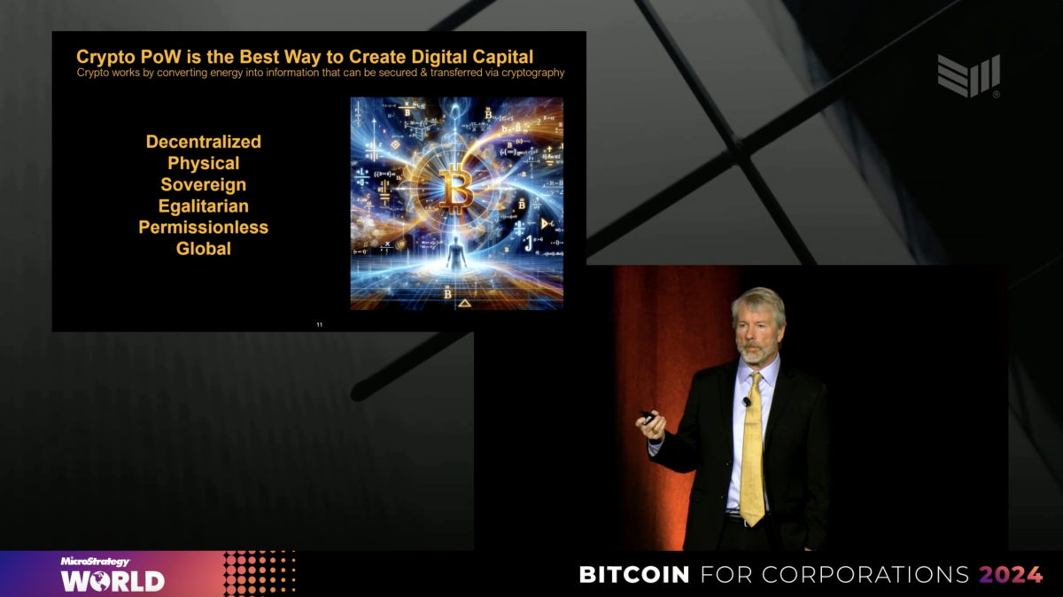 Michael Saylor donne une masterclass Bitcoin aux entreprises Fortune 1000 - La Crypto Monnaie