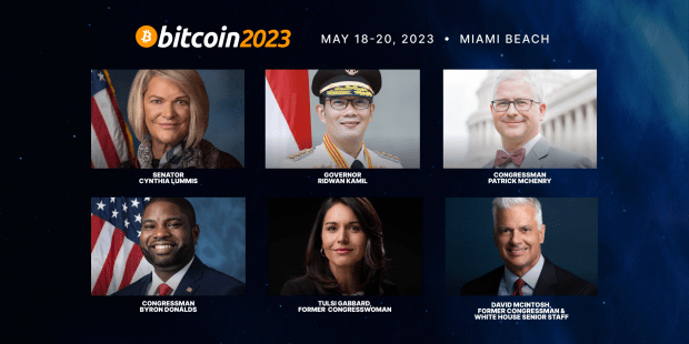 Global Political Leaders To Speak At Bitcoin 2023 Conference