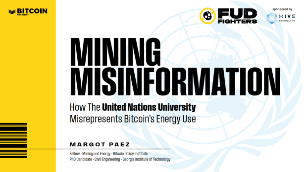 Mining Misinformation: How The United Nations University Misrepresents Bitcoin’s Energy Use