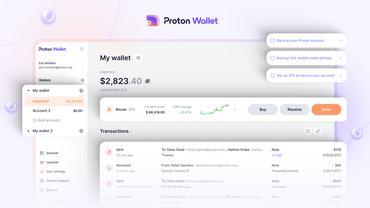 Proton Wallet Review: A Bitcoin Software Wallet That Simplifies Transactions