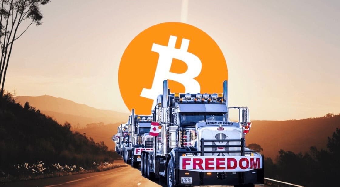 Fiat Fundraising Fiasco Sparks Bitcoin Donation Drive For Freedom Truckers