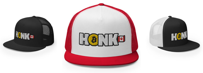 bitcoin trucker honk hatt