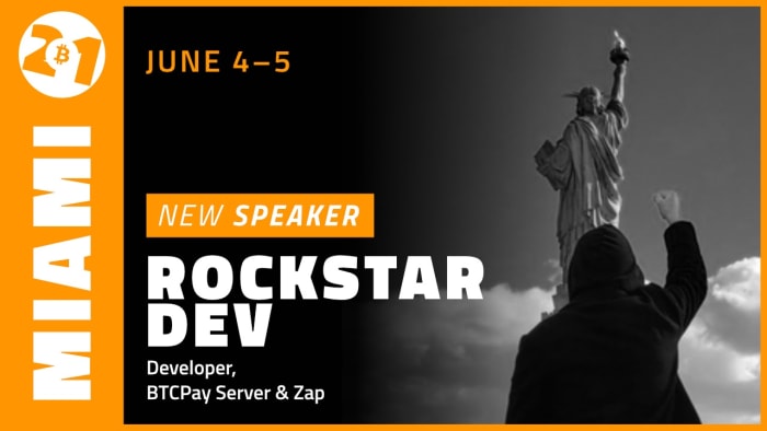 Bitcoin developer and BTCPay Server, Strike contributor R0ckstarDev discussed the upcoming Bitcoin 2021 event in Miami on June 4 and 5.