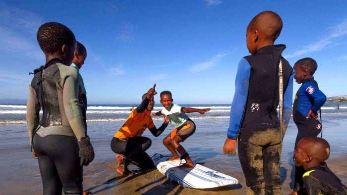 Bitcoin Ekasi the surfer kids village South Africa economy