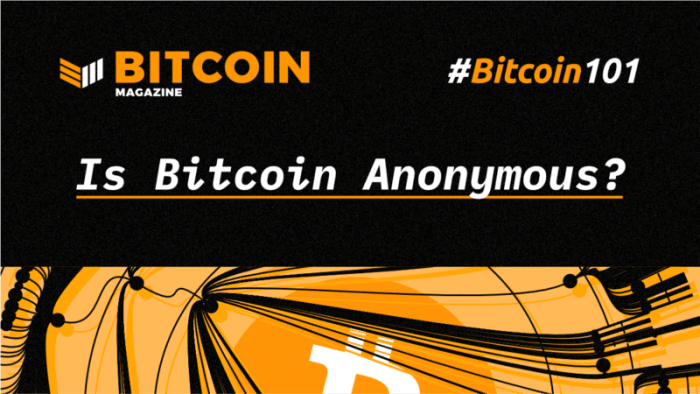 are bitcoin transactions anonymous