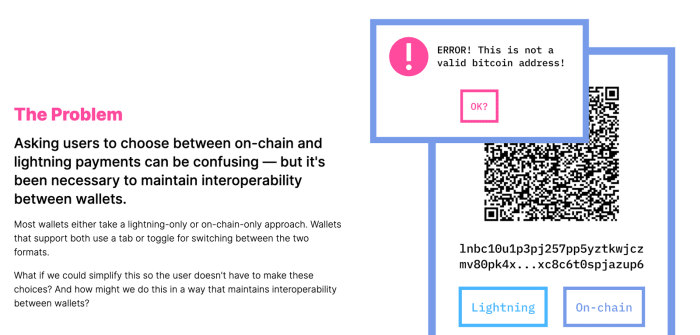 Various Bitcoin wallets have multiple options as to whether to send on-chain or lightning-fast payments that can confuse inexperienced users.