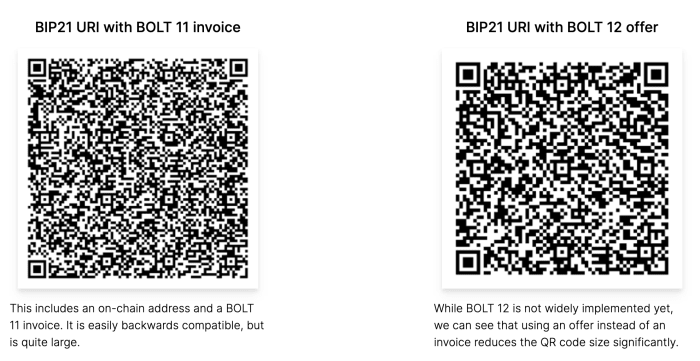 Diversi portafogli bitcoin hanno più opzioni per l'invio di un pagamento on-chain o lampo, che può creare confusione per gli utenti inesperti.
