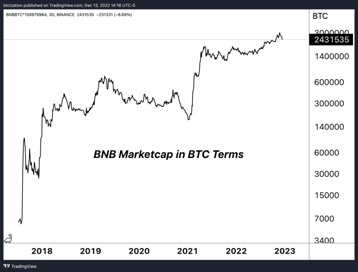 يشهد رصيد Bitcoin الخاص بـ Binance أكبر تدفق خارج ليوم واحد على الإطلاق ، ويتم التشكيك في شرعية السعر لرمز BNB الأصلي في البورصة.