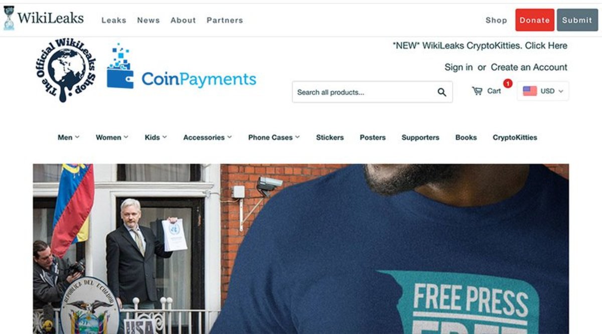 Payments - WikiLeaks Store Loses Coinbase Support