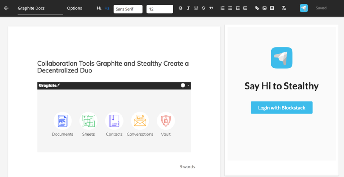 Startups - Collaboration Tools Graphite and Stealthy Create a Decentralized Duo