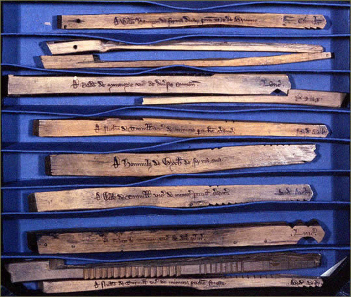 Image of Tally Sticks from England