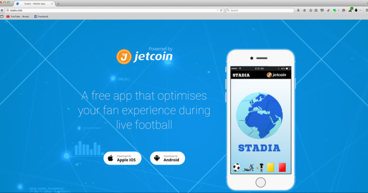 Adoption & community - Jetcoin Launches Football App Stadia For Fans Worldwide