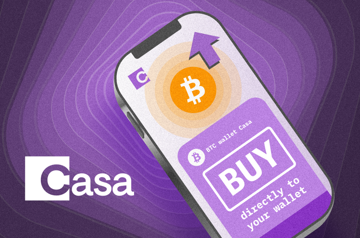Bitcoin custody provider Casa will now allow users to purchase bitcoin directly to their wallets, without having to go through an exchange.