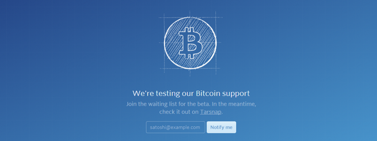 accepting bitcoin on stripe