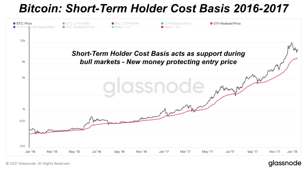 Examining the dynamics of short-term holders during bitcoin bull markets and bear markets.