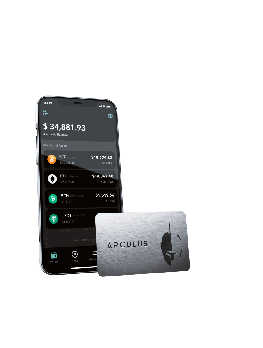 The Arculus bitcoin wallet solution.