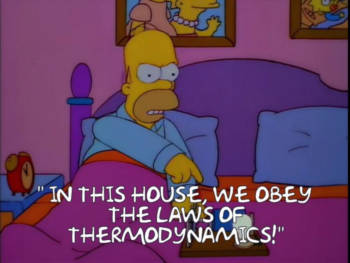 laws of thermodynamics Homer Simpson