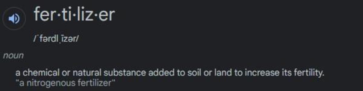 fertilizer definition