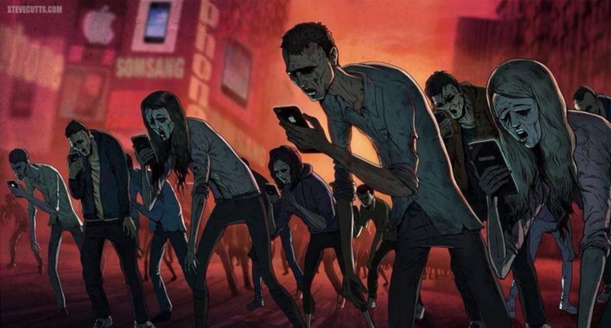 zombie massess crawling
