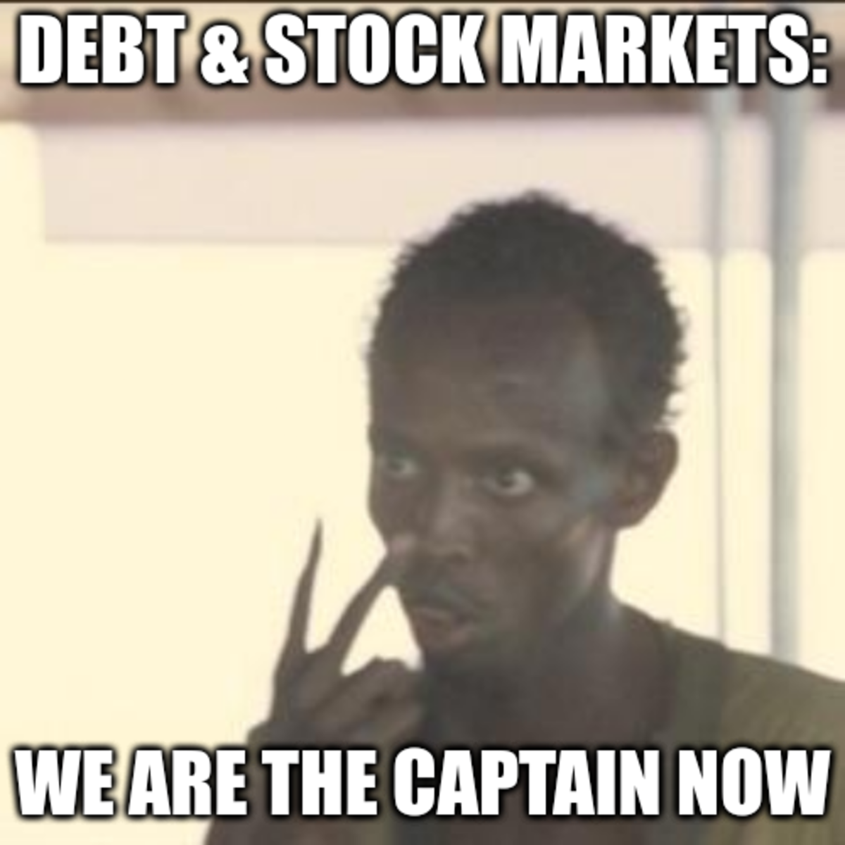 debt and stock markets meme