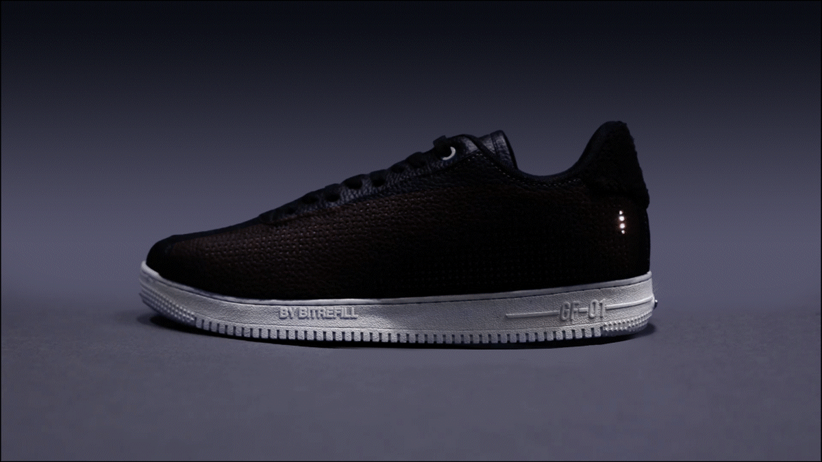 Bitsneakers Show Bitcoin Price On Shoe LED
